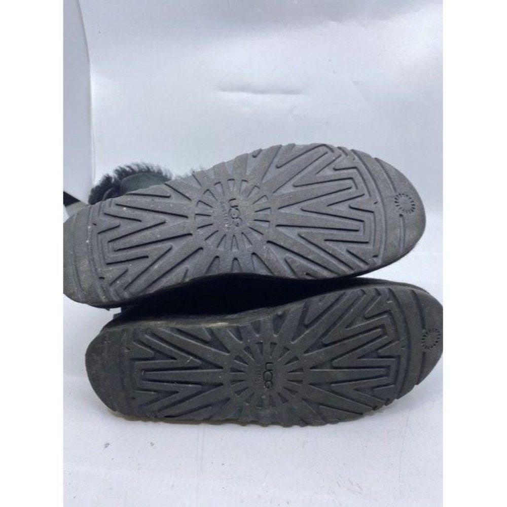 ugg australia black bow short winter bootsbooties - Picture 6 of 8